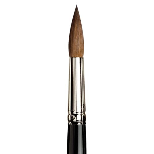 da Vinci Watercolor Series 10 Maestro Paint Brush, Round Kolinsky Red Sable, Size 16 - size: Size 16, style: Round Series 10