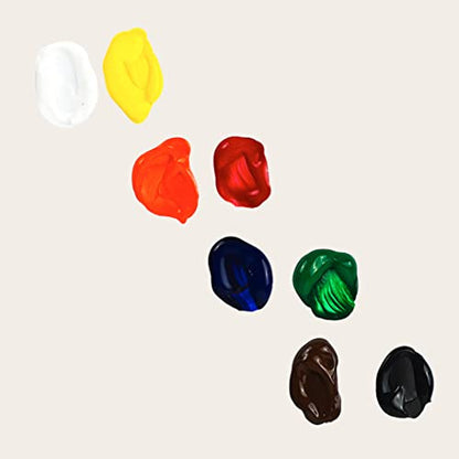 Sculpd Acrylic Paint Set, 8 x 22ml Tubes of Premium Coloured Acrylic, Heavy Body & Vibrant Colours, Paint on Air Dry Clay, Canvas, Ceramic, Fabric, Wood & More, Classic Tones - color: Classic Tones