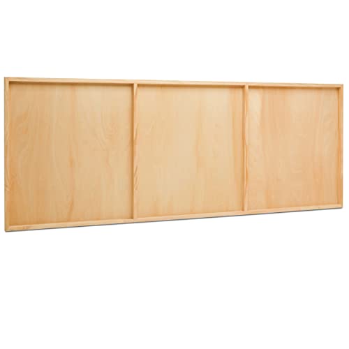 Birch Painting Panel 18 x 48 x 3/4-inch, Pack of 1 Large Wood Canvas Boards for Painting, Blank Sign for Wall Art Sets, by Woodpeckers - size: 18 x 48