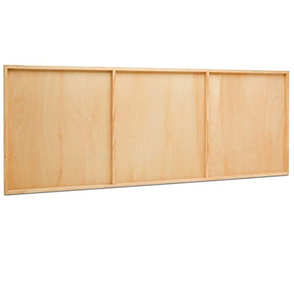 Birch Painting Panel 18 x 48 x 3/4-inch, Pack of 1 Large Wood Canvas Boards for Painting, Blank Sign for Wall Art Sets, by Woodpeckers - size: 18 x 48