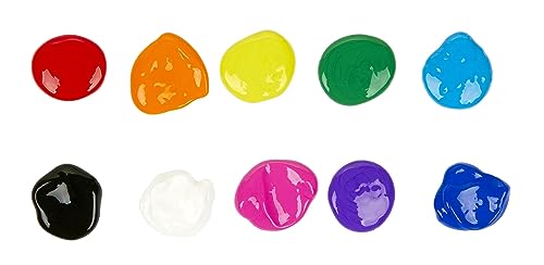 Crayola Washable Kid's Paint, Assorted Colors, Pack of 10