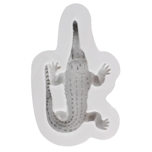 Crocodile Silicone Resin Mold Ocean Animal Polymer Clay Molds for DIY Crafts Epoxy Resin Casting Air Dry Polymer Clay Plaster Jewelry Making - color: Style H