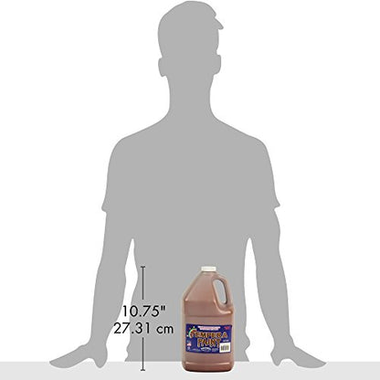 Constructive Playthings Washable Tempera Paint for Kids, Classroom Painting Supplies, 1 Gallon, Brown - color: Brown, size: 128 Fl Oz (Pack of 1)