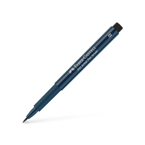 Faber-Castell PITT Artist Brush Pen Brush Tipped - Dark Indigo (157) - color: Dark Indigo, size: 1 Count (Pack of 1)
