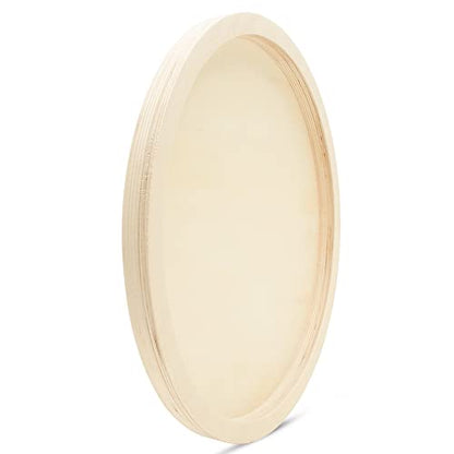 Circle Wood Sign Blank 16 inch Diameter, Pack of 1 Wood Tray for Crafts, Canvas Panel, Wood Boards for Crafts & Resin, by Woodpeckers - size: 16 inch