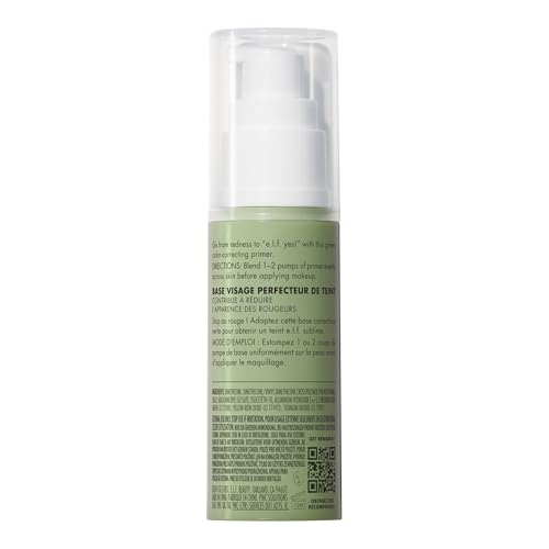 e.l.f. Tone Adjusting Face Primer, Makeup Primer For Neutralizing Uneven Skin Tones & Redness, Grips Makeup To Last, Vegan & Cruelty-free, Large - size: 1.01 Fl Oz