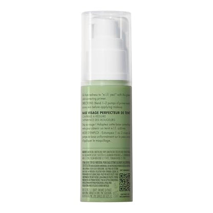 e.l.f. Tone Adjusting Face Primer, Makeup Primer For Neutralizing Uneven Skin Tones & Redness, Grips Makeup To Last, Vegan & Cruelty-free, Large - size: 1.01 Fl Oz
