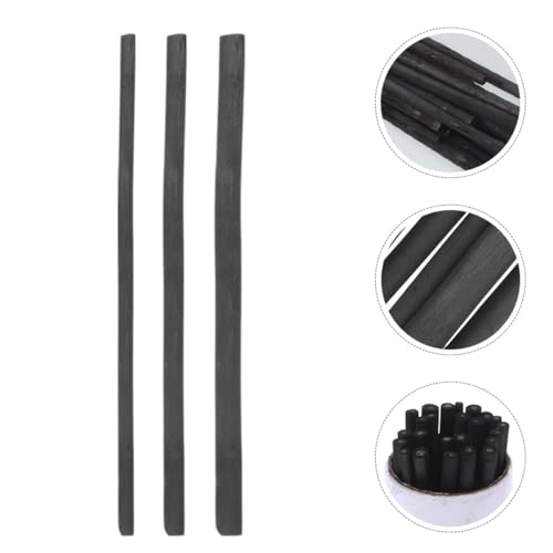 Gadpiparty 25pcs Willow Compressed Charcoal Sticks Drawing Media for Artists and Students, 5-7mm Natural Vine Charcoal Sketching Supplies for Hobbyist and Professional Use
