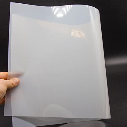 7mil Blank Mylar Sheets for Stencil,10PCS 12X24 inch Milky Translucent PET Blank Stencils Sheets, Template Material for Cutting Machines, Laser Cutting, Food-Safe Craft Plastic - size: 7mil, 12" x 24", 10 Pack
