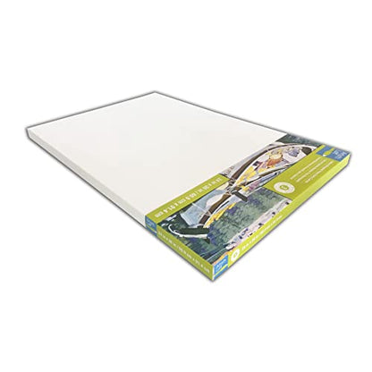 Artist's Loft 24" x 36" Level 3 Gallery Wrapped Heavy Duty Canvas - Archival, Acid Free Cotton Canvas for Acrylic and Oil Paint - Bulk 6 Pack - size: 24\ x 36\
