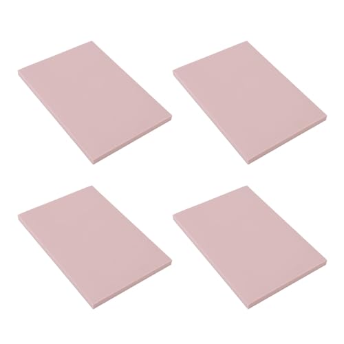 Aramox 10PCS Rubber Carving Block Stamp Engraving Block Premium Soft Rubber DIY Printmaking Stamp Making for Beginners and Professionals with Water Soluble and Oil Based Ink for (Pink) - color: Pink