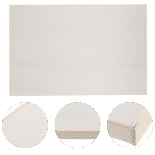 HEALLILY Wood Board Wood Panels Wood Painting Board Sketch Board Birch Wood Drawing Boards Cradled Panel for Artists Crafts Painting (8K Hollow Drawing Board) Wood Board Portable Easel