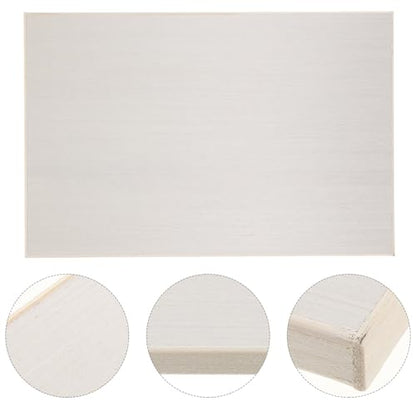 HEALLILY Wood Board Wood Panels Wood Painting Board Sketch Board Birch Wood Drawing Boards Cradled Panel for Artists Crafts Painting (8K Hollow Drawing Board) Wood Board Portable Easel