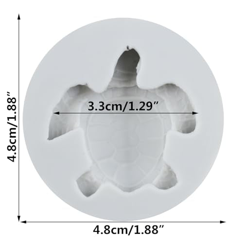 Sea Turtle Resin Mold Turtle Silicone Molds Tortoise Polymer Clay Mold for DIY Crafts Epoxy Resin Casting Air Dry Polymer Clay Plaster Jewelry Making - color: Style M