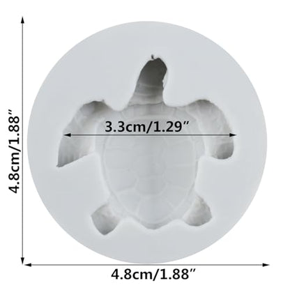 Sea Turtle Resin Mold Turtle Silicone Molds Tortoise Polymer Clay Mold for DIY Crafts Epoxy Resin Casting Air Dry Polymer Clay Plaster Jewelry Making - color: Style M