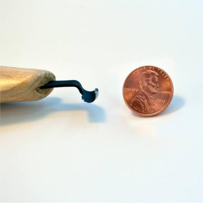 FLEXCUT Wood Carving Tools | Left-Handed Scorp | Carving Gouge | 3/16 Inch (5mm) | 1095 High Carbon Steel Blade | Ergonomic Ash Hardwood Handle | KNL22 | Made in the U.S.A. - style: 3/16" Left-Handed Scorp