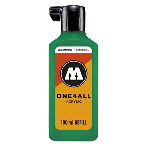 Molotow One4All Refill MO692235, Refill Ink for Permanent Markers, 180 ml, Pack of 1, Turquoise - color: Turquoise