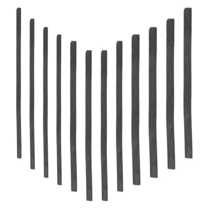 Hemobllo 25pcs Compressed Charcoal Sticks 5-7mm for Drawing and Shading Professional Artist Charcoal Pencils Suitable for Sketching and Blending Art Supplies for Students