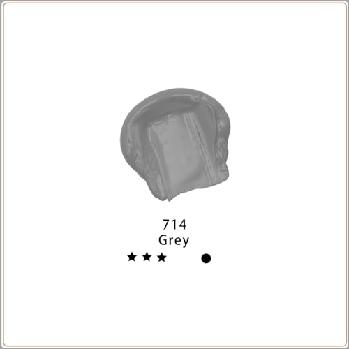 Artecho Grey Acrylic Paint, Grey Paint (120ml / 4.05oz) Tubes, Art Craft Paints for Canvas, Rock, Stone, Wood, Fabric, Art Supplies - color: Grey, style: Regular