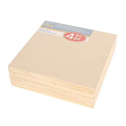 Cradled Wood Painting Panel Pack by Artist's Loft™ Necessities™ - size: 10â x 10â