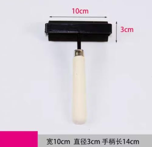 Paint Rollers， 1 PCS Rubber Brayer Roller Glue Roller Soft Ink Printing Roller Paint and Ink Roller Tool Applicator for Printmaking Stamping and Scrapbooks(4-inch) - size: 4-inch