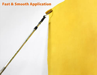 ROLLINGDOG 4 Inch Jumbo Mini Paint Roller Covers - Microfiber Jumbo Roller Sleeves with 3/8” Nap for Walls, Cabinets, Furniture Painting(Pack of 10) - color: microfiber roller covers(Pack of 10)