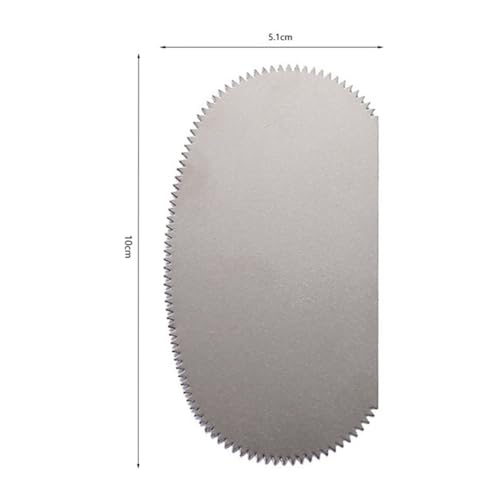 GSHLLO 2 Pcs Stainless Steel Pottery Scraper Set Serrated Clay Rib Tool Metal Square Ceramic Tool Clay Cutter Scraper Ceramic Sculpture Modeling Tools Pottery Texturing Tools