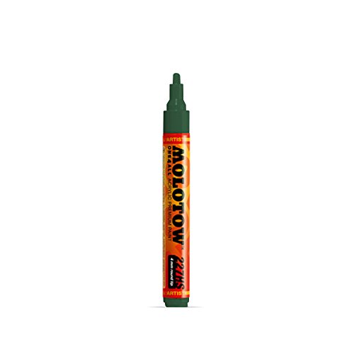 Molotow ONE4ALL Acrylic Paint Marker, 4mm, Mister Green, 1 Each (227.209) - color: Mister Green, style: Paint Marker - 4mm