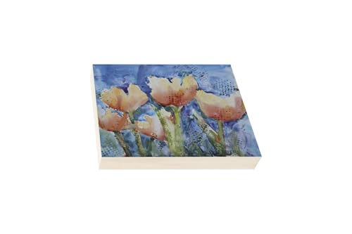Da Vinci Pro Ultra Smooth Wood Canvas Gesso Board - 2" Deep, 16x20 Pack of 4 White Acrylic Polymer Gesso Panels for Painting Fine Portraits and Ultra Fine Detail Illustrations and Artwork - size: 16x20"
