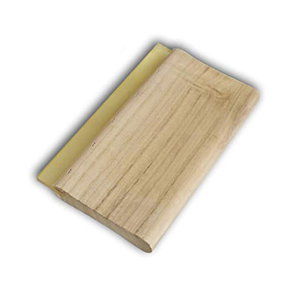 Silk Stencil Screen Printing Squeegee Wood Screen Ink Scraper (6.3 inch (16cm) Water Squeegee - 65 Durometer) - size: 6.3 inch (16cm) Water Squeegee - 65 durometer