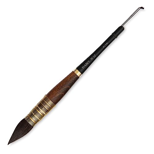 Isabey Vintage Siberian Blue Squirrel Brush, Quill Mop, 10 - size: 10