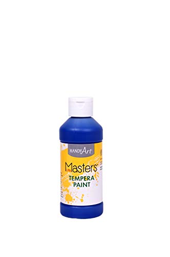 Handy Art Little Masters Tempera Paint 8 ounce, Blue - color: Blue, size: 8 Fl Oz (Pack of 1)