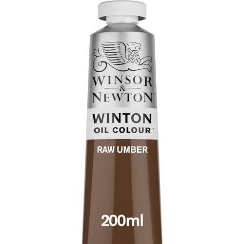 Winsor & Newton Winton Oil Color, 200ml (6.75-oz) Tube, Raw Umber - color: Raw Umber, size: 6.75 Fl Oz (Pack of 1), style: 6.75-oz Tube
