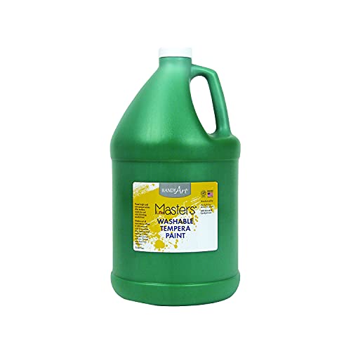 Gallon Washable Tempera Paint, 1 Gallon, Art Class, Crafting Supplies (Green) - color: Green
