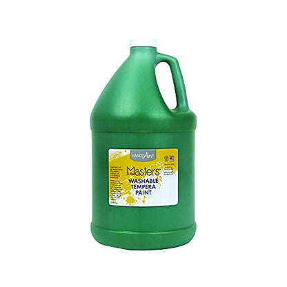 Gallon Washable Tempera Paint, 1 Gallon, Art Class, Crafting Supplies (Green) - color: Green