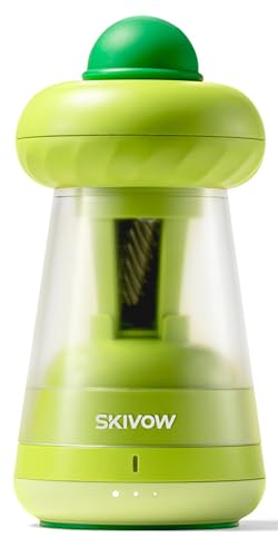 Electric Pencil Sharpener, Fully Automatic Pencil Sharpener for Classroom, 6.5-11.5mm Colored/Jumbo Pencils, Hands-Free, Auto in & Out, Rechargeable Sharpeners for Home Office (Budding Green) - color: Budding Green