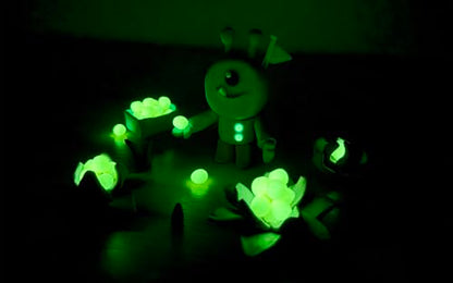 Jovi - Non Drying Modeling Clay, 8 Basic Color + 2 Glow in The Dark | Glow in the Dark - Non-Toxic - Non-Drying - For Kids Ages 3+ - Plant Based - color: Basic + Glow