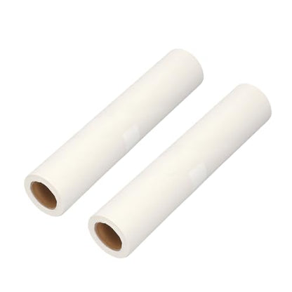Rengue Sketching Tracing Paper 8in x 25 Yards 2 Rolls Translucent Vellum Paper Roll with Proof Surface for Drawing Sewing Calligraphy Pattern Transfer