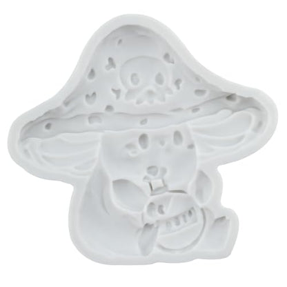 Mushroom Polymer Clay Mold Mushroom Silicone Resin Molds for DIY Crafts Epoxy Resin Casting Air Dry Polymer Clay Plaster Jewelry Making - color: Style C
