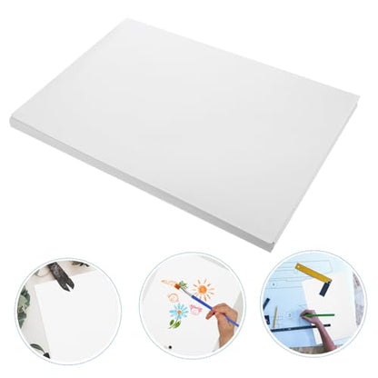 Uonlytech 100sheets Construction Paper Bulk Drawing Paper Pad for Adults Sketch Pads for Drawing Marker Art