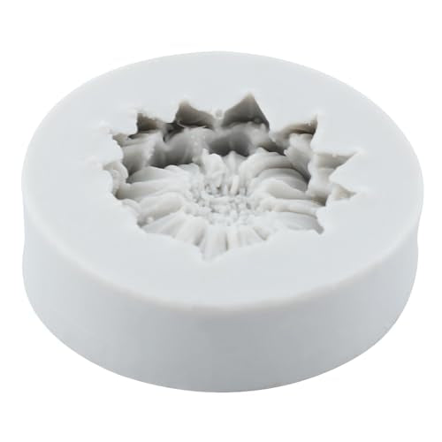 Daisy Flower Polymer Clay Mold Flower Clay Molds Daisy Silicone Mold for DIY Crafts Air Dry Plaster Jewelry Making Epoxy Resin Casting - color: Style E