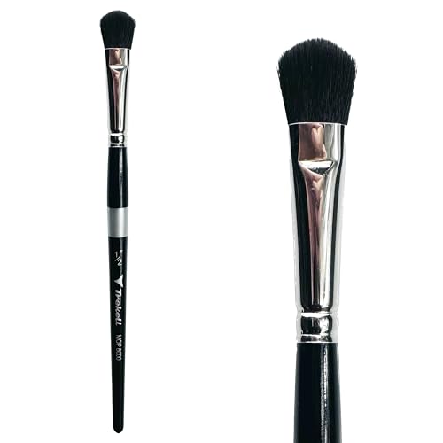 Trekell Mop Artist Brushes for Watercolor, Acrylic, and Oil Painting - Short Handle - size: 1/2"