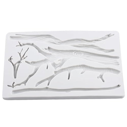 Tree Branch Polymer Clay Mold Tree Branch Silicone Molds for DIY Crafts Epoxy Resin Casting Air Dry Polymer Clay Plaster Jewelry Making - color: Style C