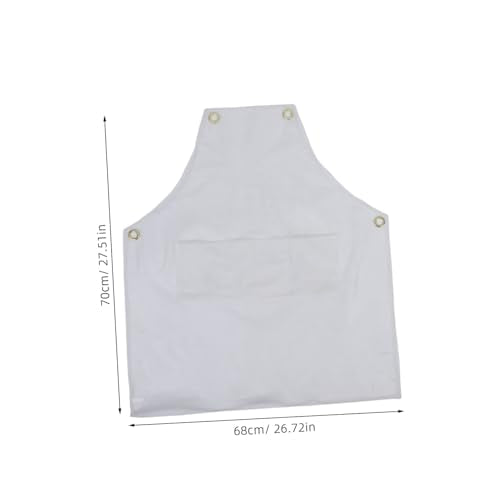 Thick Material Waterproof Oil Bib Pockets for Artists Chefs and Home Use