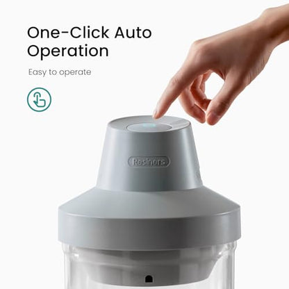 Resiners AirLess Lite Resin Bubble Remover, 10 Min Remove Bubbles, 95kPa Vacuum Degassing Chamber, Compact Airless Lite Machine for Epoxy Molds Casting,UV Resin,Silicone,Jewelry Making (Patented) - color: Gray