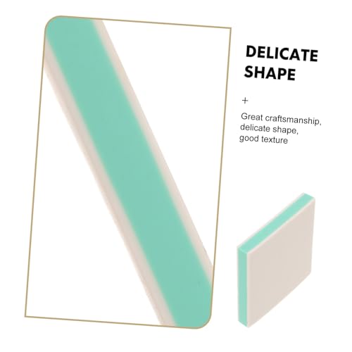 CORHAD 24pcs Soft Linoleum Carving Blocks Rubber Stamp Making Kit White Green for Printmaking DIY Art and Scrapbook Supplies