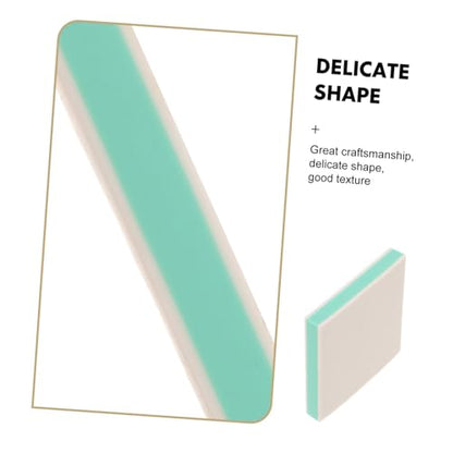 CORHAD 24pcs Soft Linoleum Carving Blocks Rubber Stamp Making Kit White Green for Printmaking DIY Art and Scrapbook Supplies