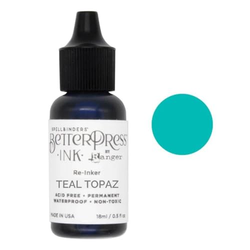 Spellbinders BetterPress Letterpress Ink Pad & Reinkers Bundle (Tropical) - color: Tropical
