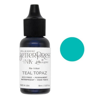 Spellbinders BetterPress Letterpress Ink Pad & Reinkers Bundle (Tropical) - color: Tropical