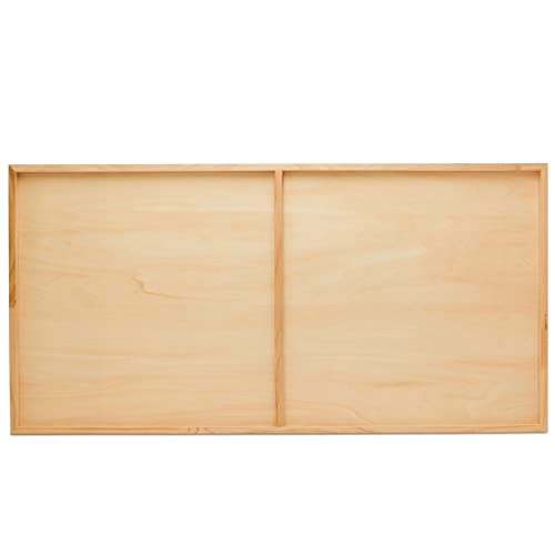 Birch Painting Panel 18 x 36 x 3/4-inch, Large Wood Canvas Boards for Painting, Blank Sign for Wall Art Sets, by Woodpeckers - size: 18 x 36